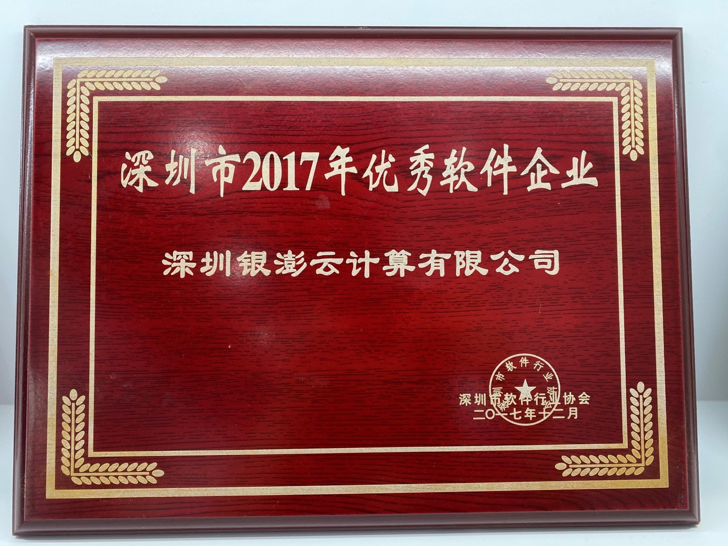 深圳市2017年优秀软件企业